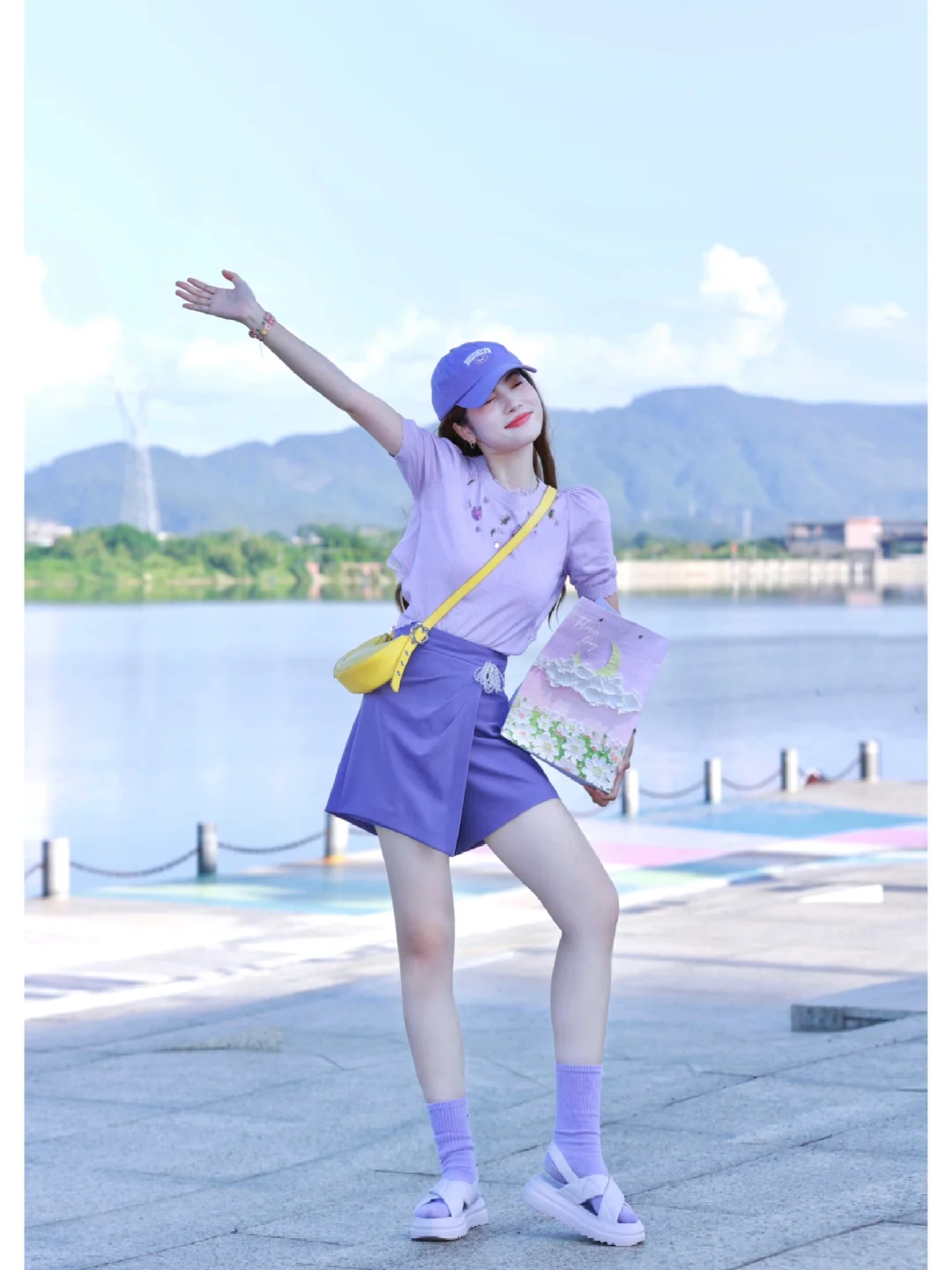 💜💛紫色的夏天太浪漫啦