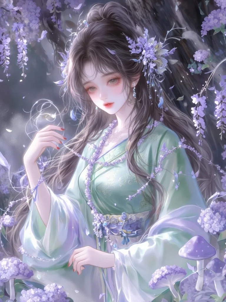 古风｜“待紫藤再绽，我便归来。”