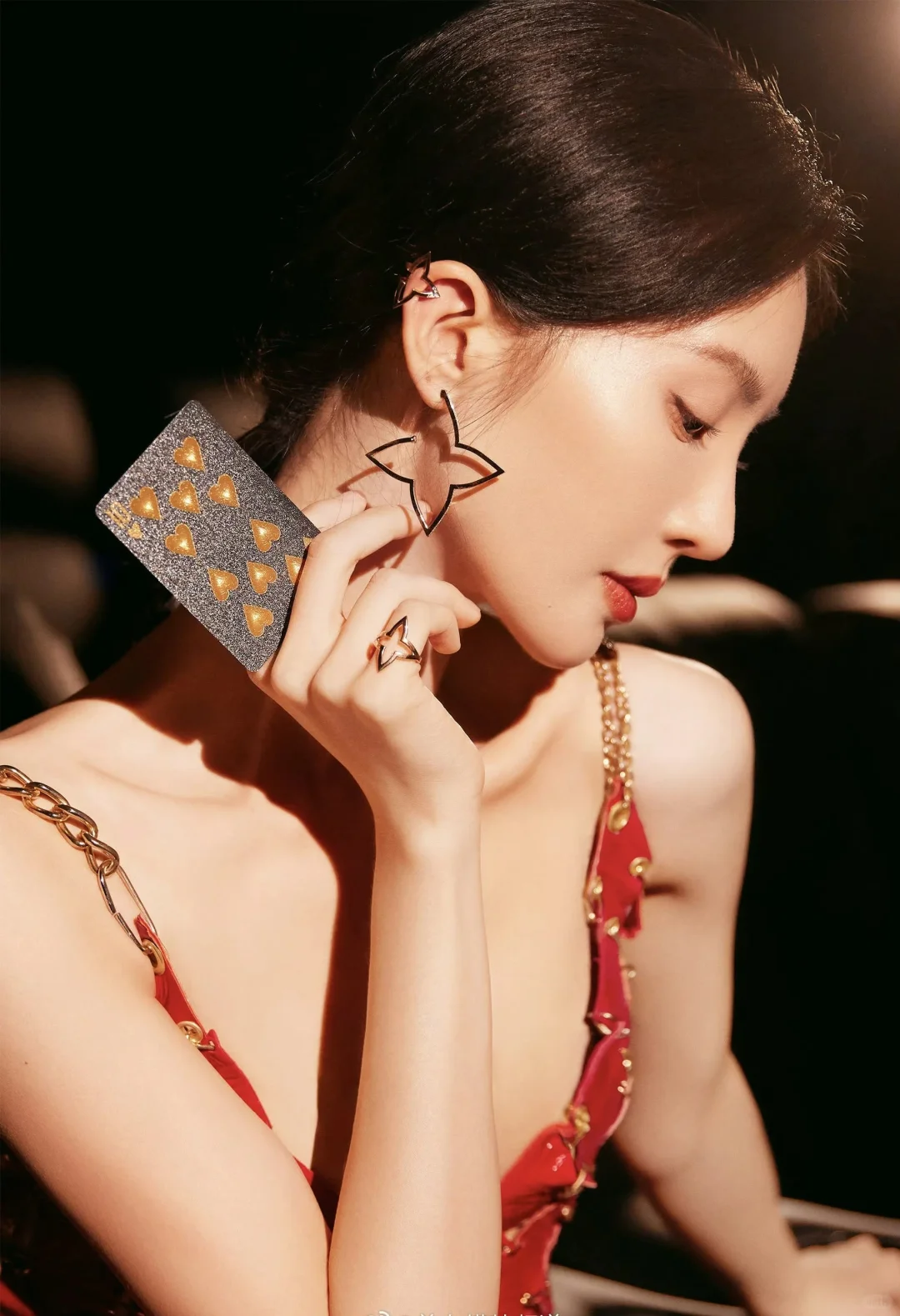 金晨，性感荷官，在线发牌