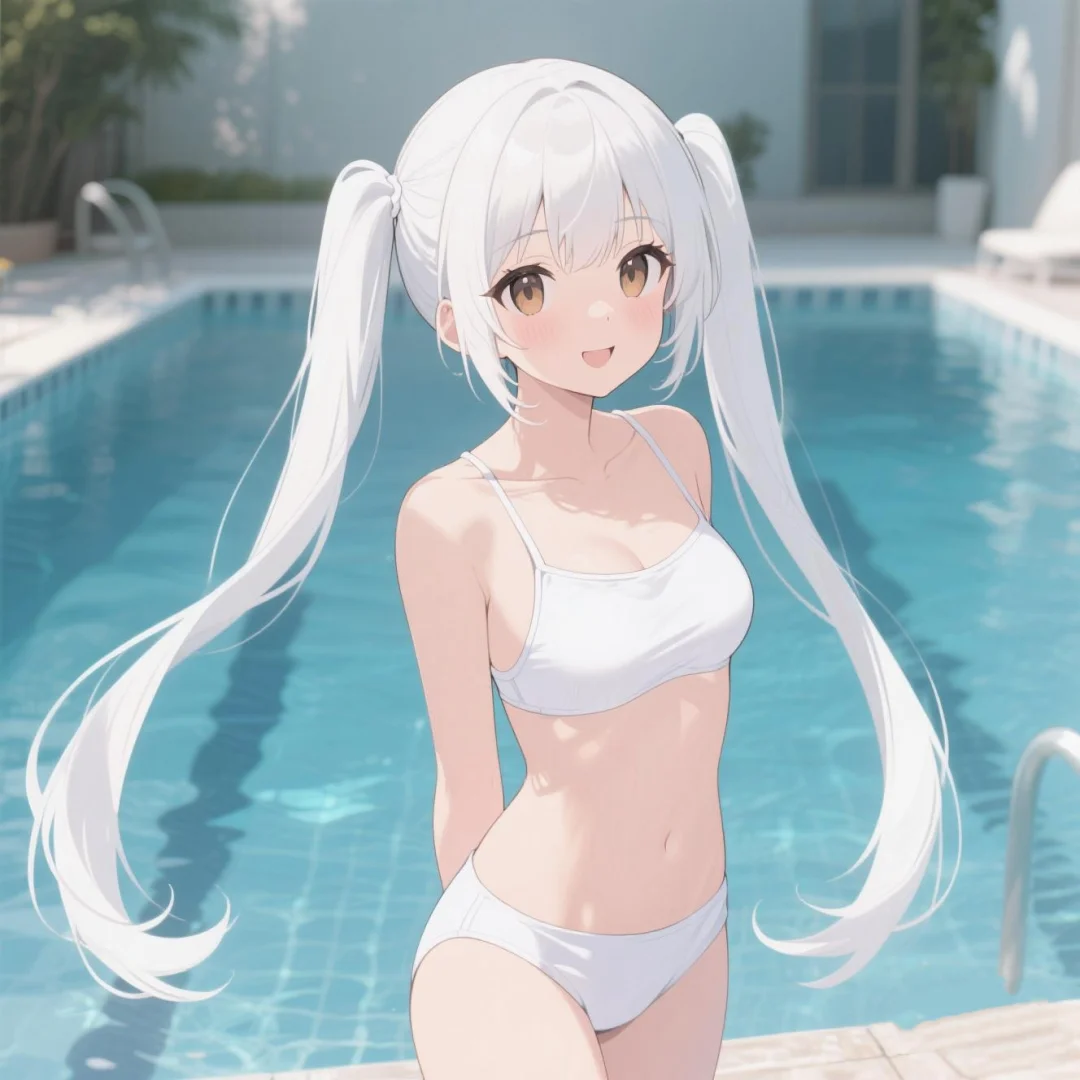 ai夏日美少女，泳池美美的头像