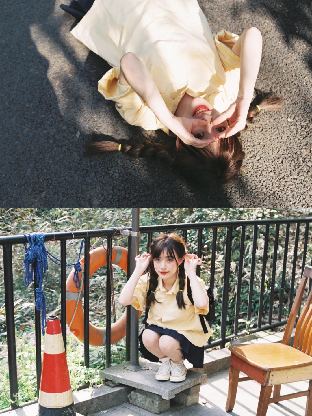 📞日系胶片写真｜校园JK制服 夏日元气感！