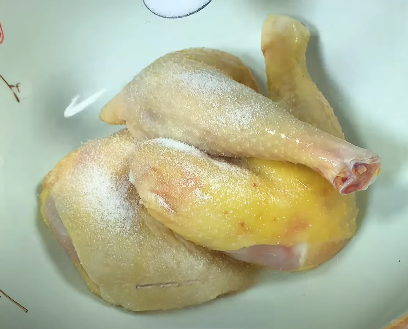 🔥冰镇鸡腿撕出瀑布肉丝！