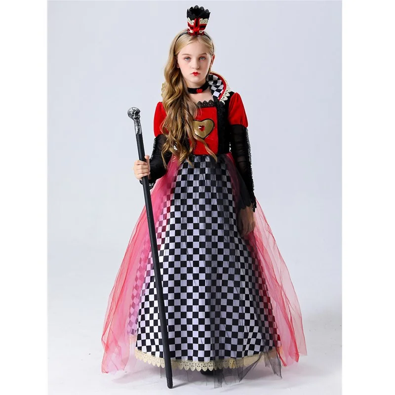 🃏疯帽子爱丽丝👑红桃皇后cos服