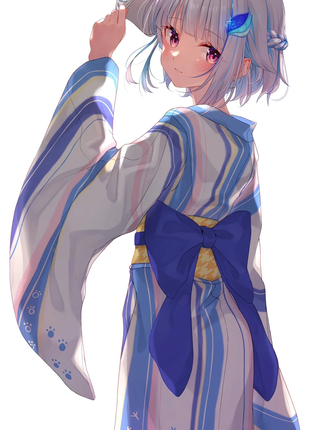 美少女和服