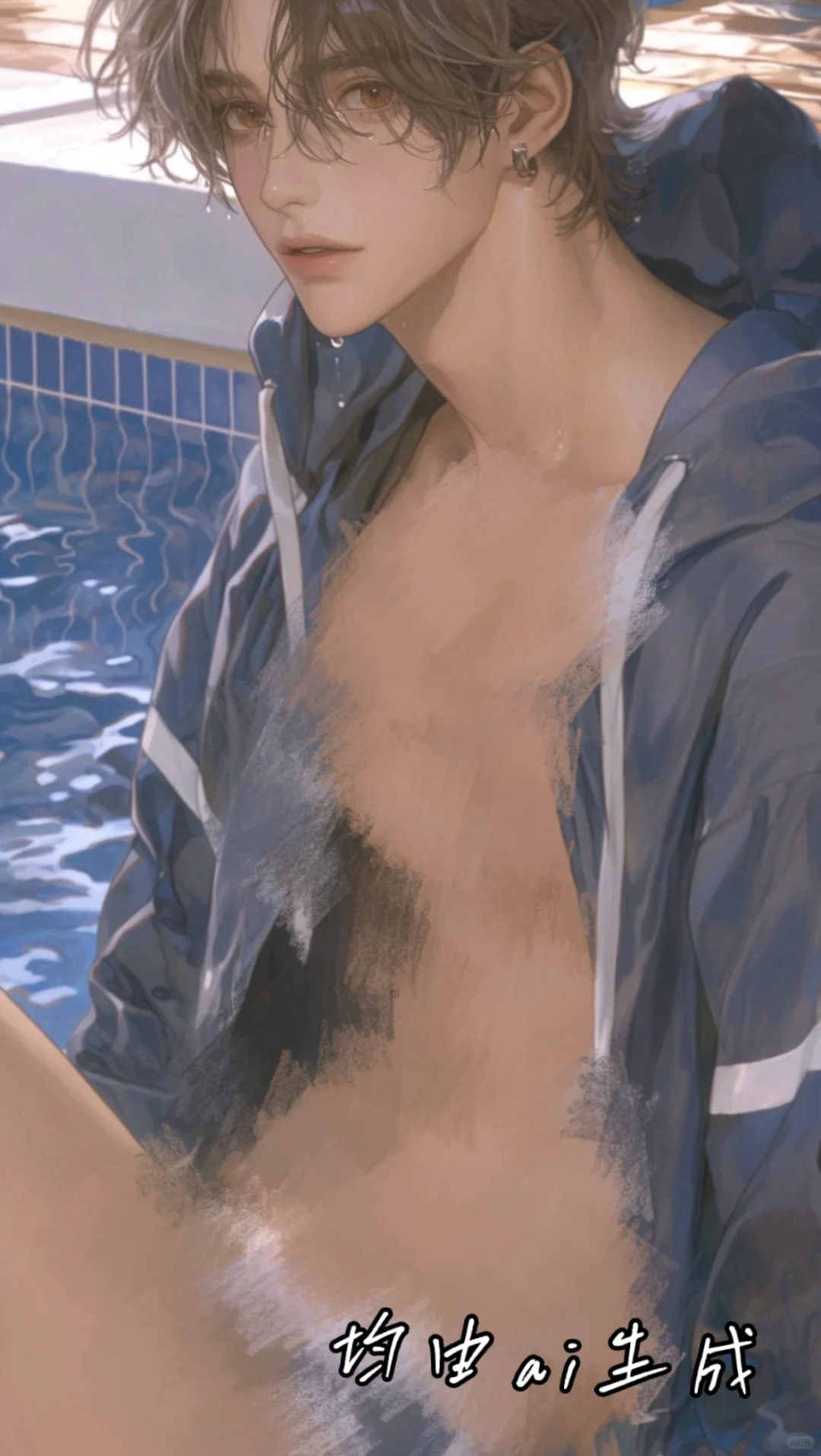 到了游泳的季节🏊🏻‍♂️【ai生成】