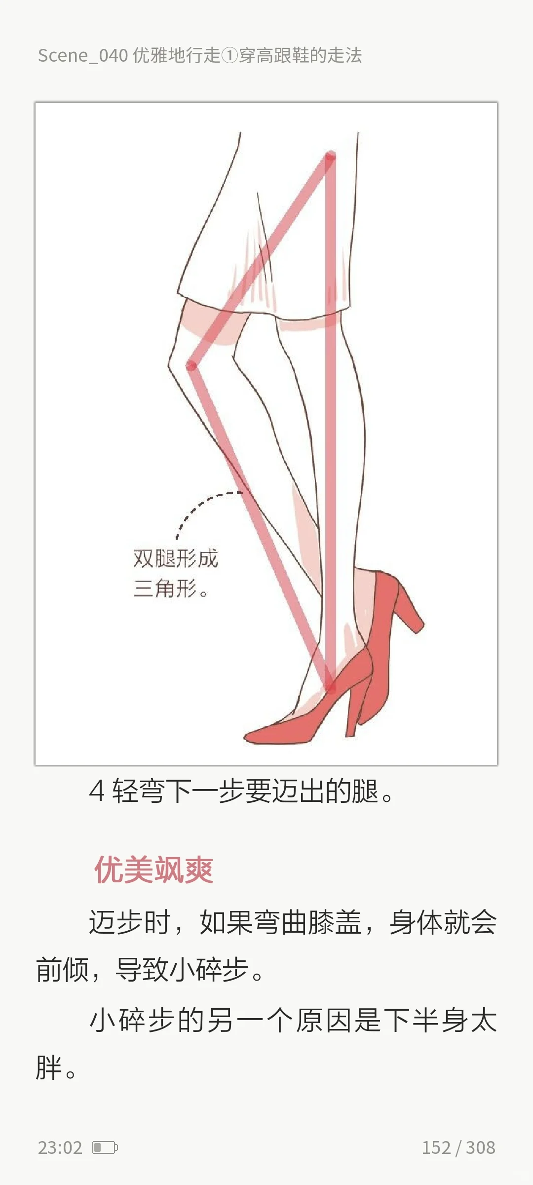 优雅的吃，坐，穿高跟鞋走，站