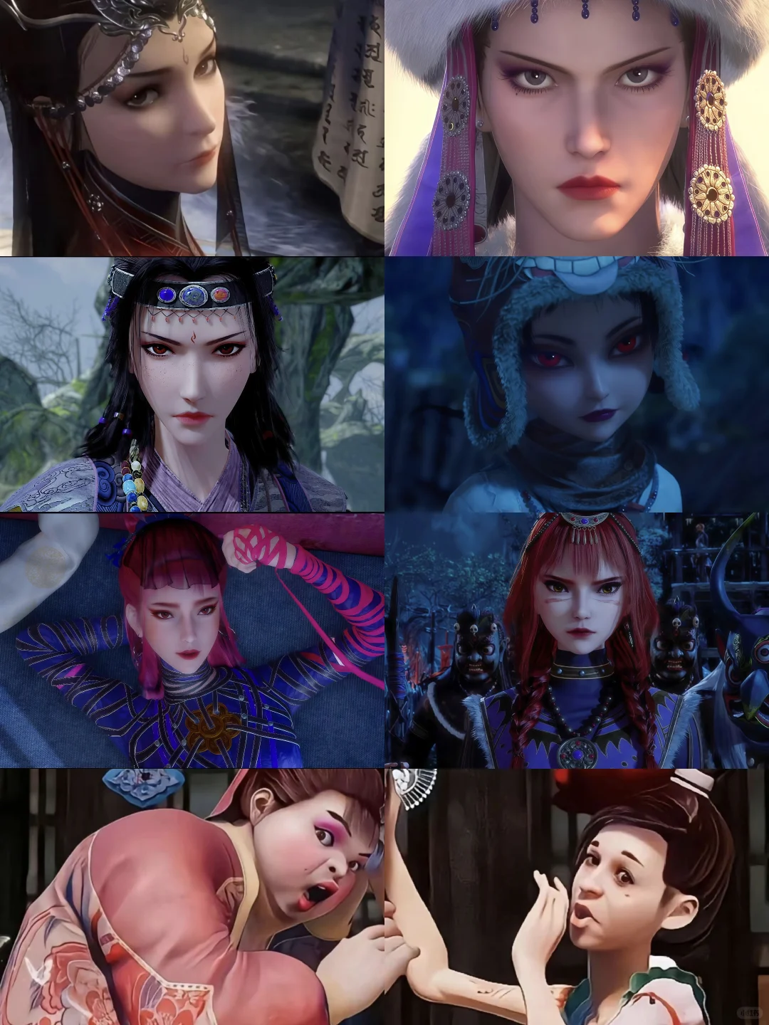 盘点不良人系列女角色，除了雪儿你最喜欢？