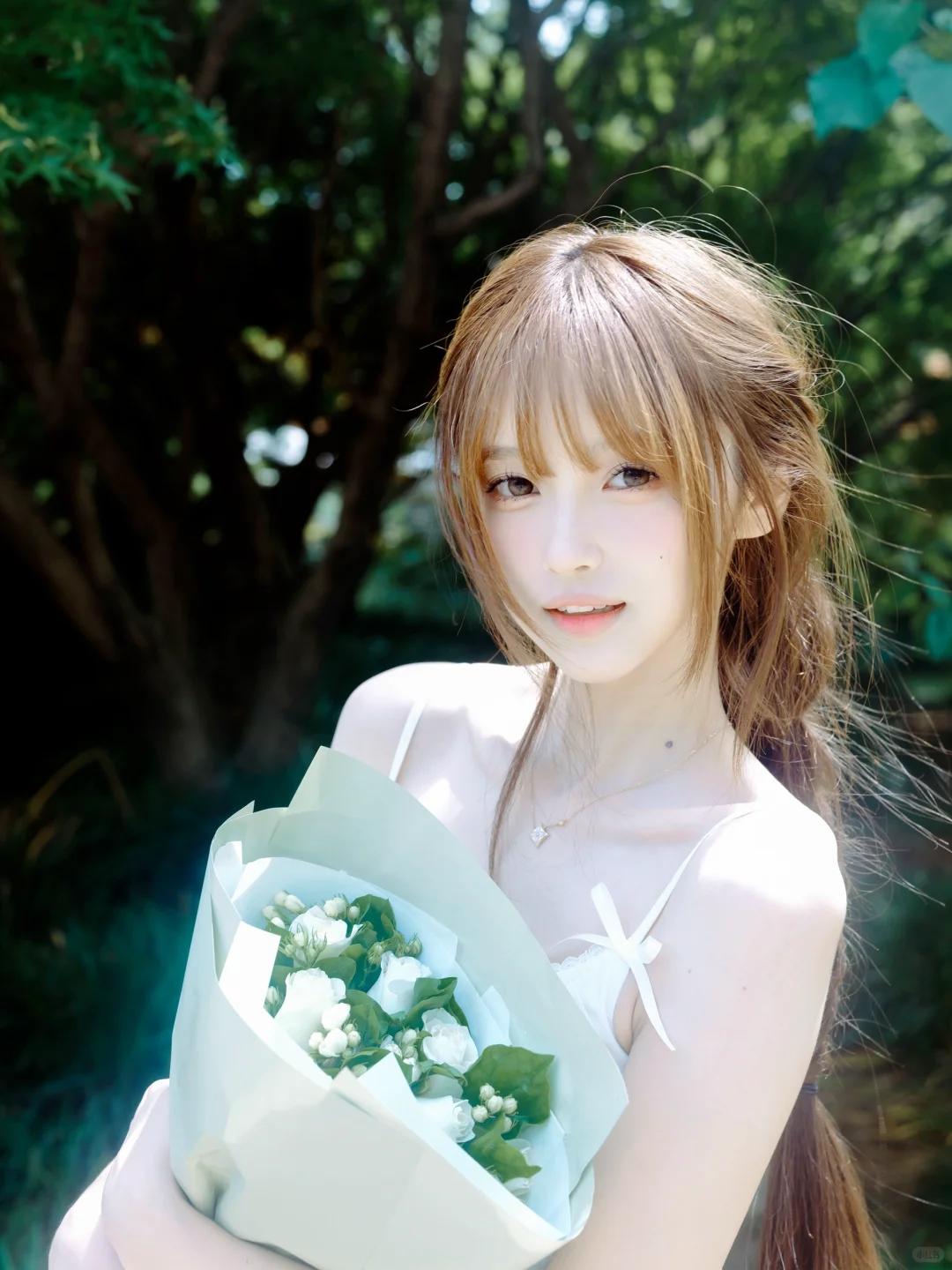 好元气的夏日少女