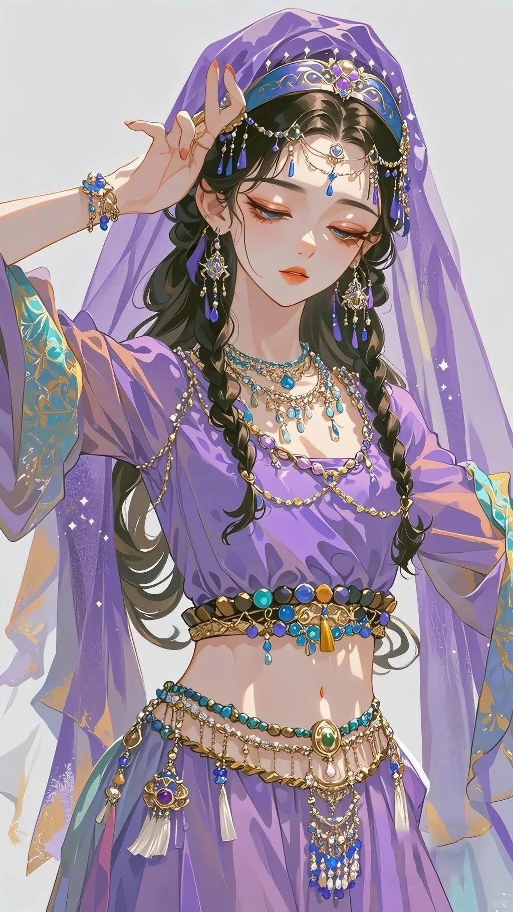 什么？这样的异域风情古风美女你说不喜欢⁉️