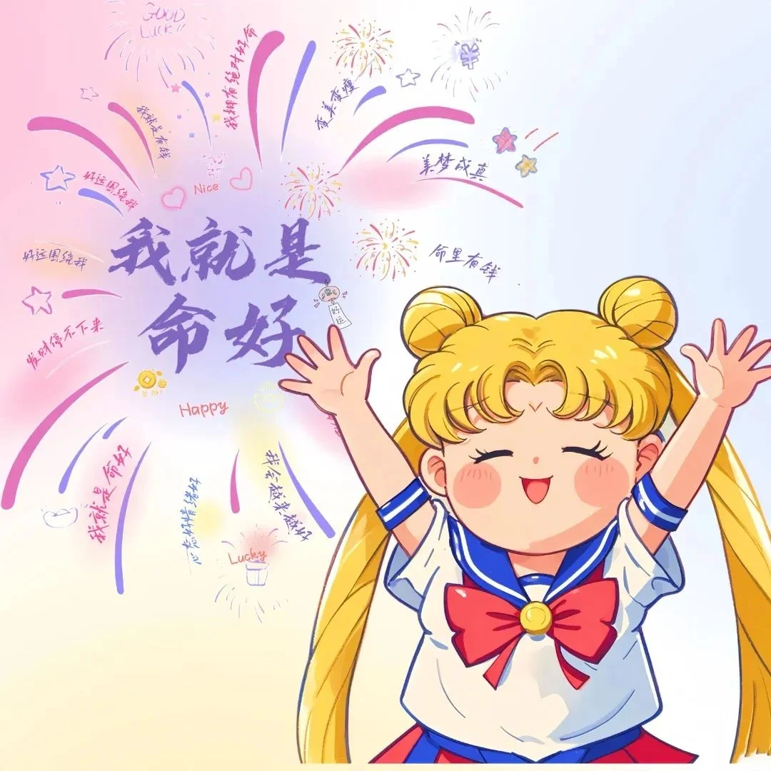 发就对了 好运连连头像 美少女