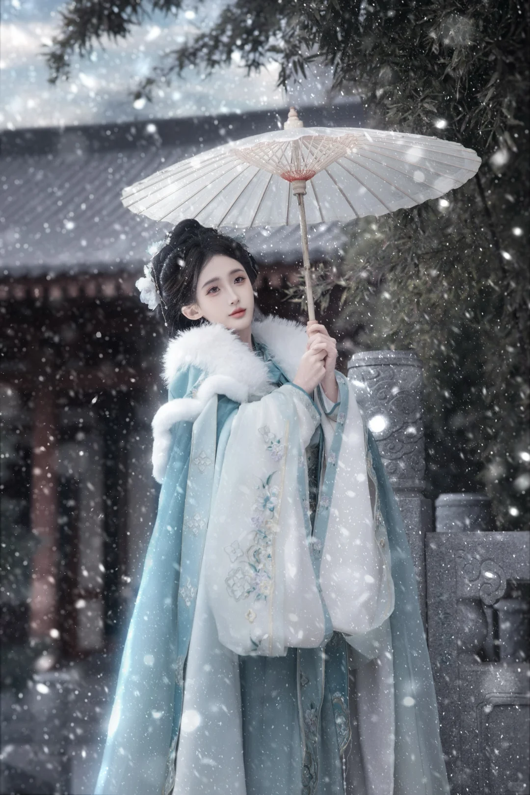 今天的人设是雪天破碎公主
