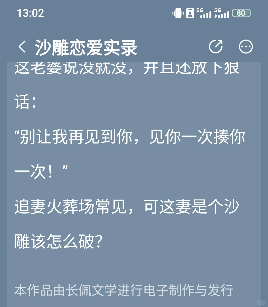 追妻火葬场➕破镜重圆