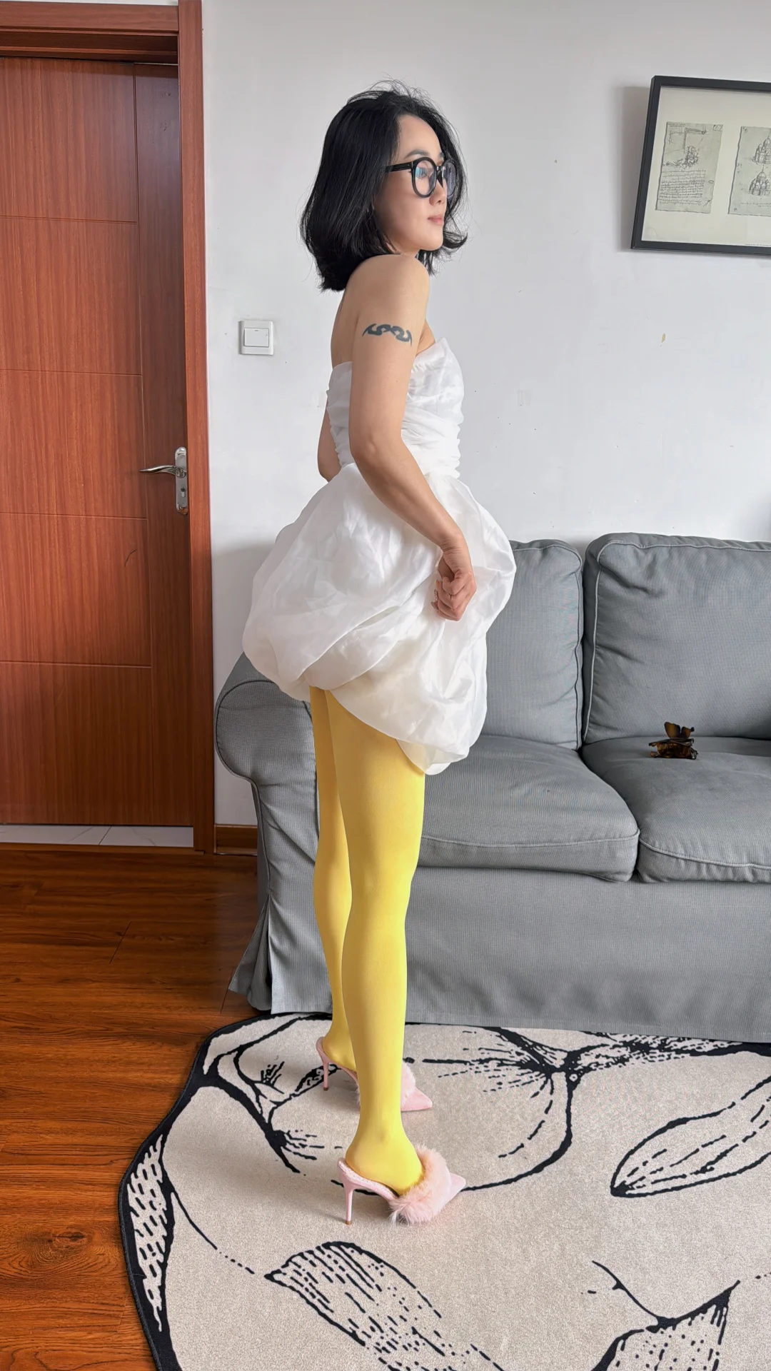 🧦迪士尼在逃鸡蛋黄袜｜这抹亮色是
