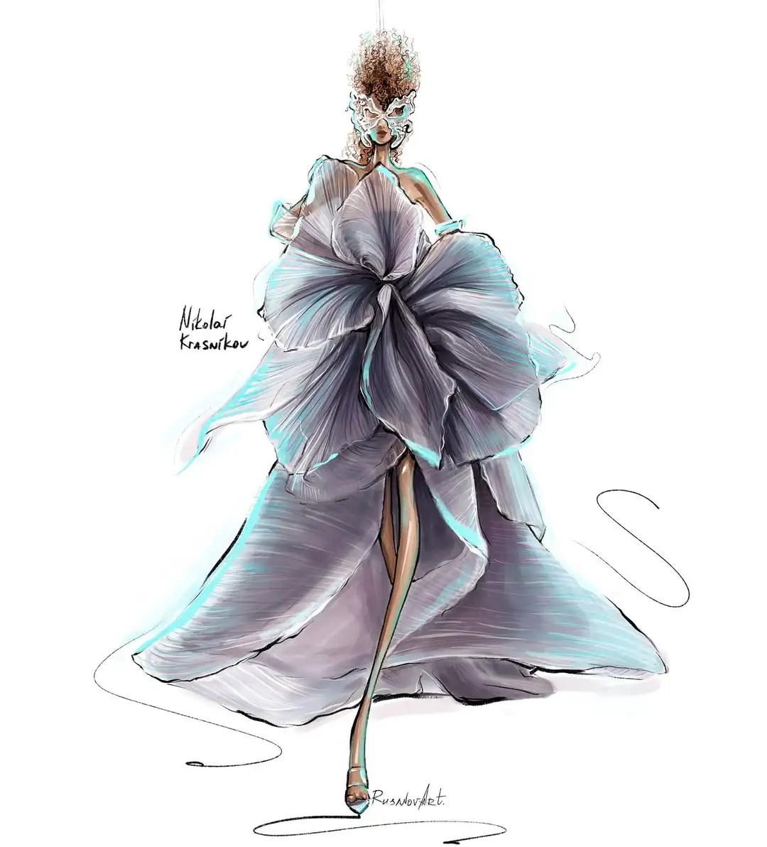 服装作品集｜fashion时装画｜🎨系列设计