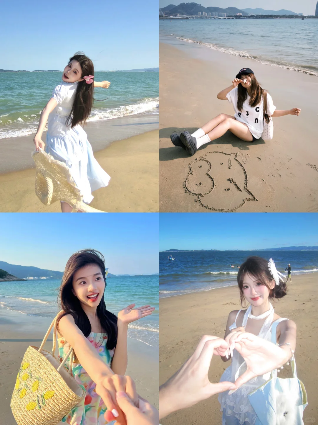 🌊海边氛围感大片速成指南！