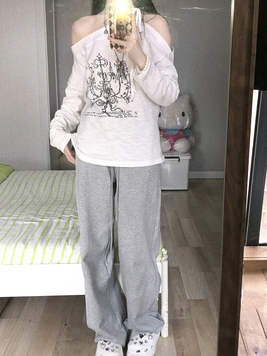 162🥀🕯️甜辣古早感落肩罩衫🏾棕色系yyds‼️