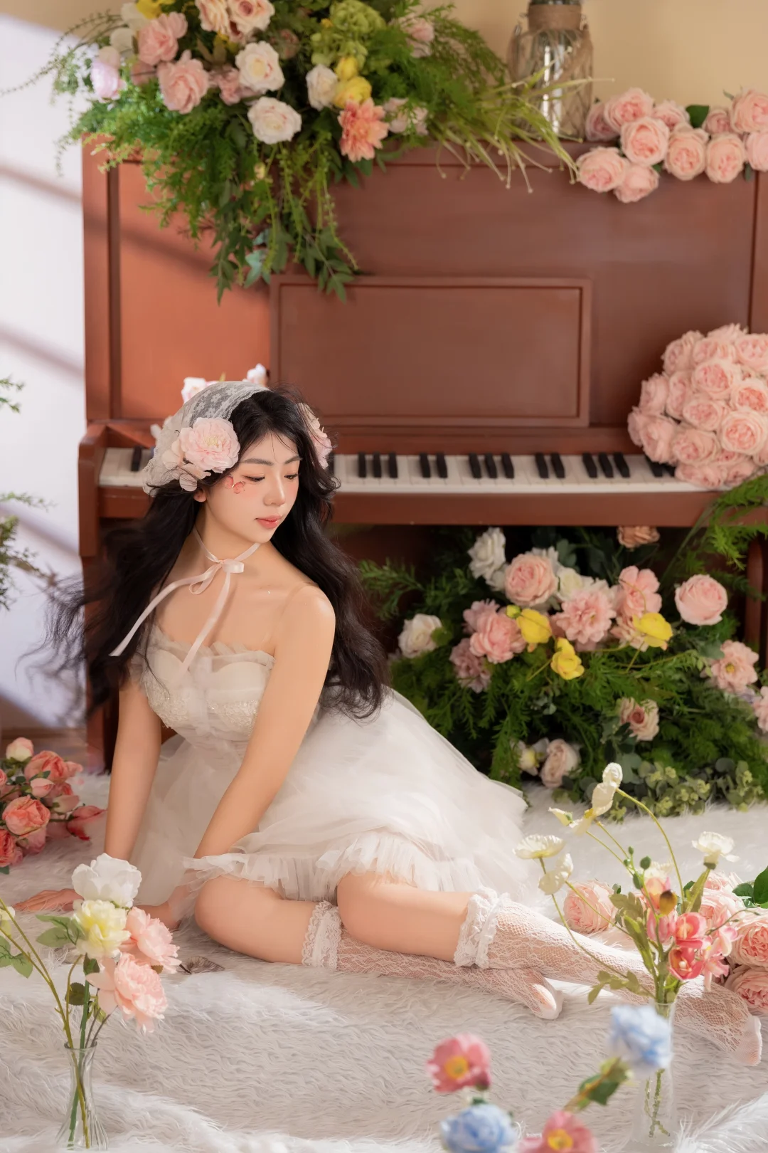 花与少女的邂逅