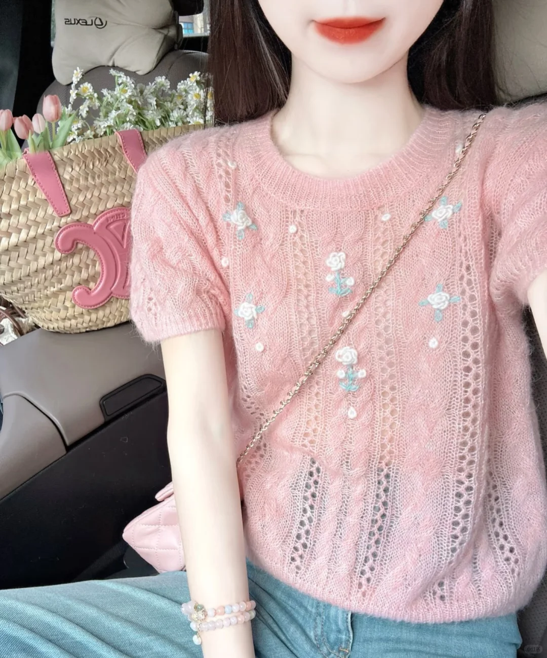 甜妹宝藏针织短袖✨ 谁穿谁好看，太喜欢了