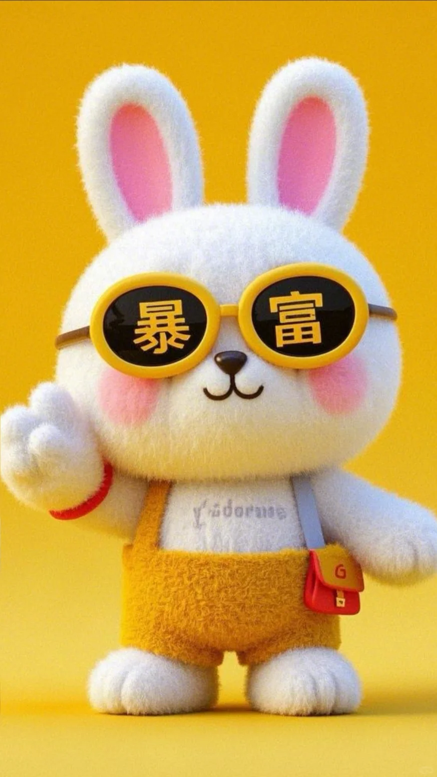 暴富吧！可爱小兔子壁纸