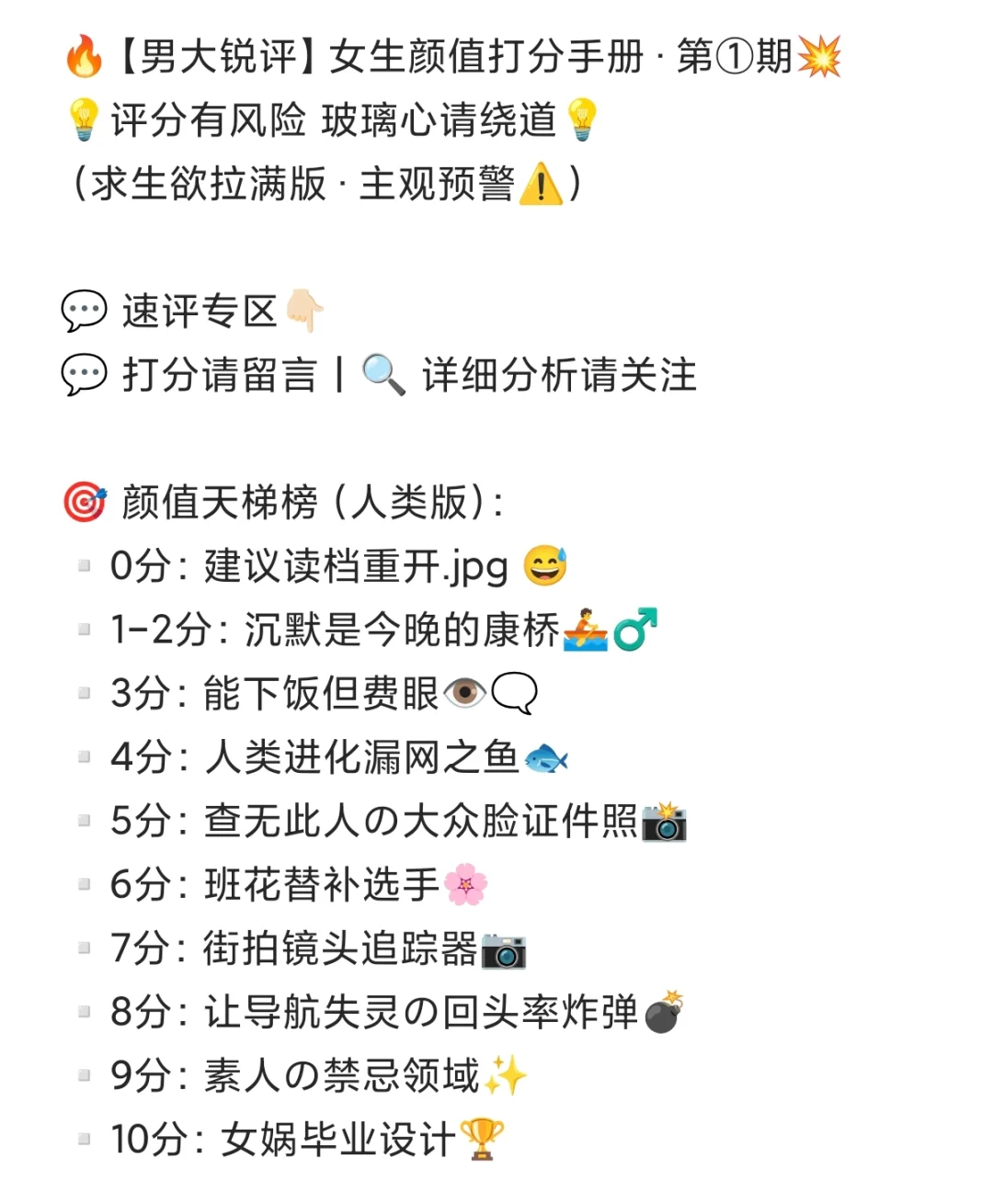 颜值锐评，玩得起的来