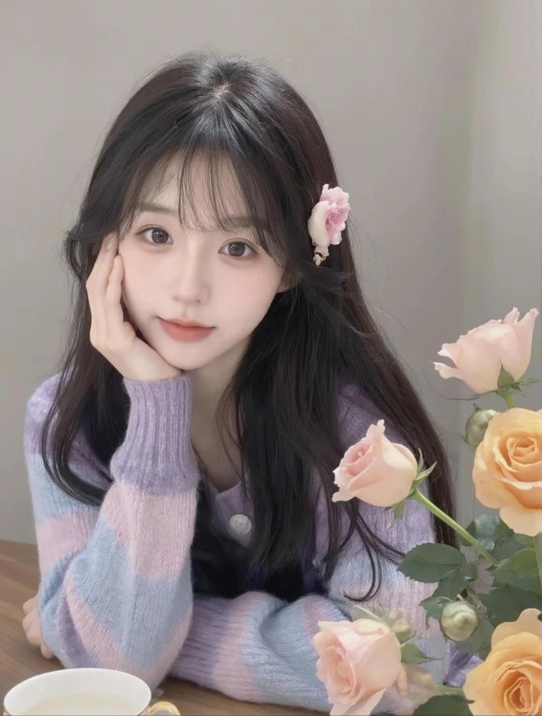 哇哦 好美的女孩！太可爱啦～
