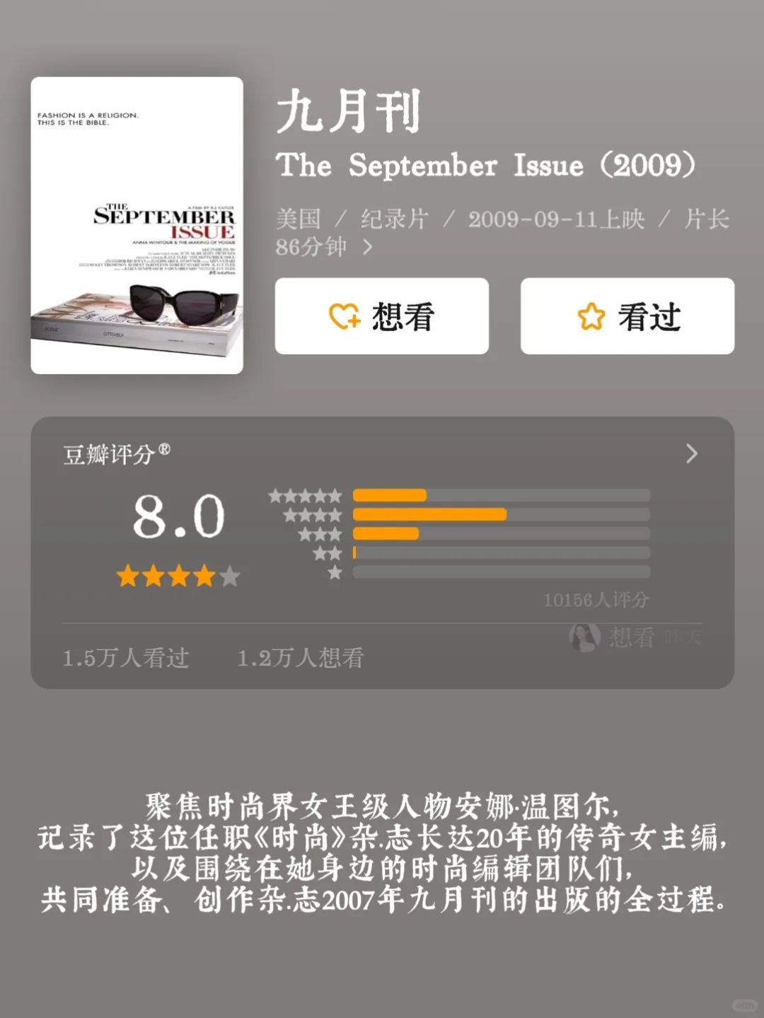 狠狠提升衣品！10部时尚纪录片🎬女生必看