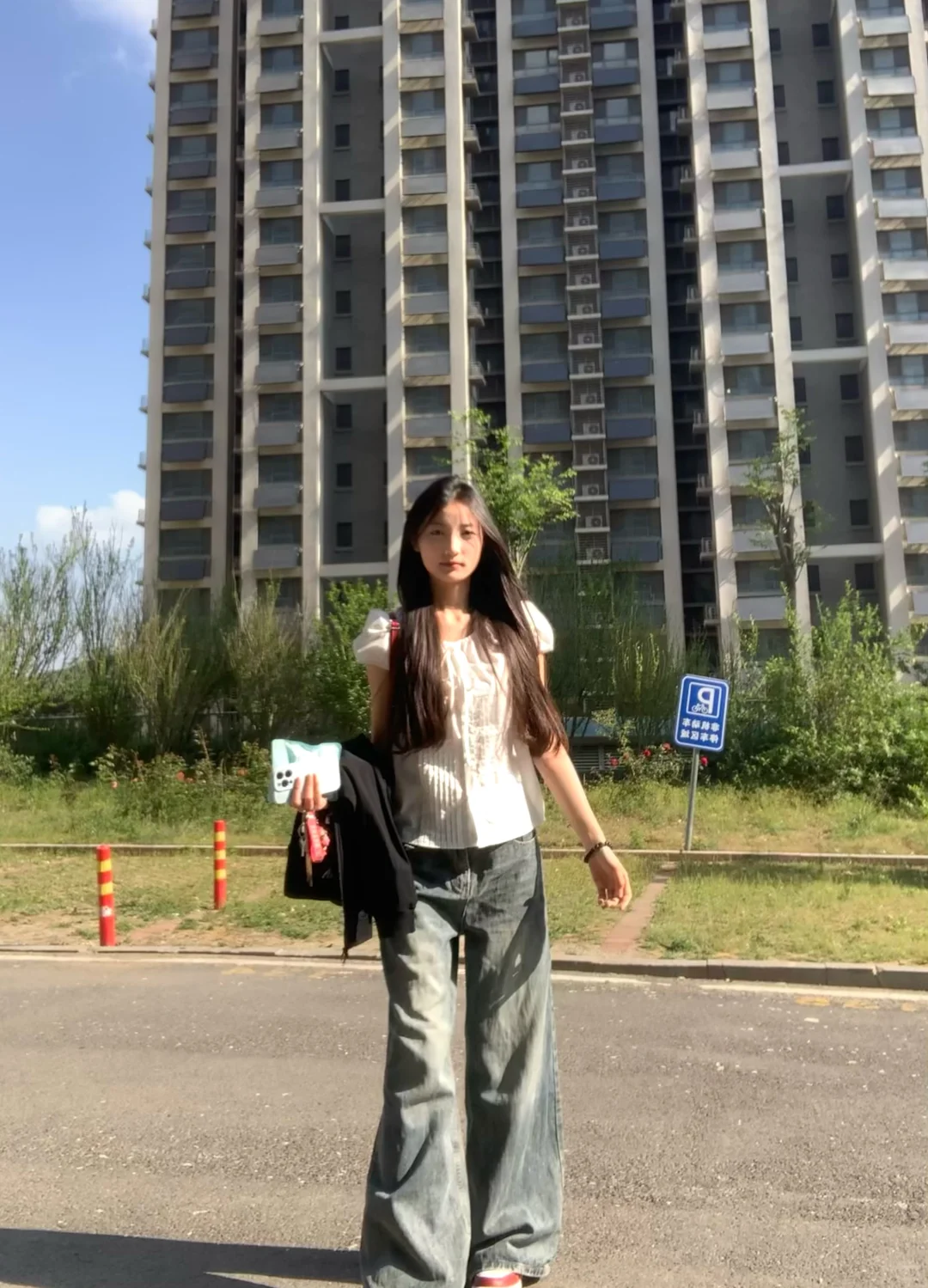 174 102斤高个子入夏明媚穿搭