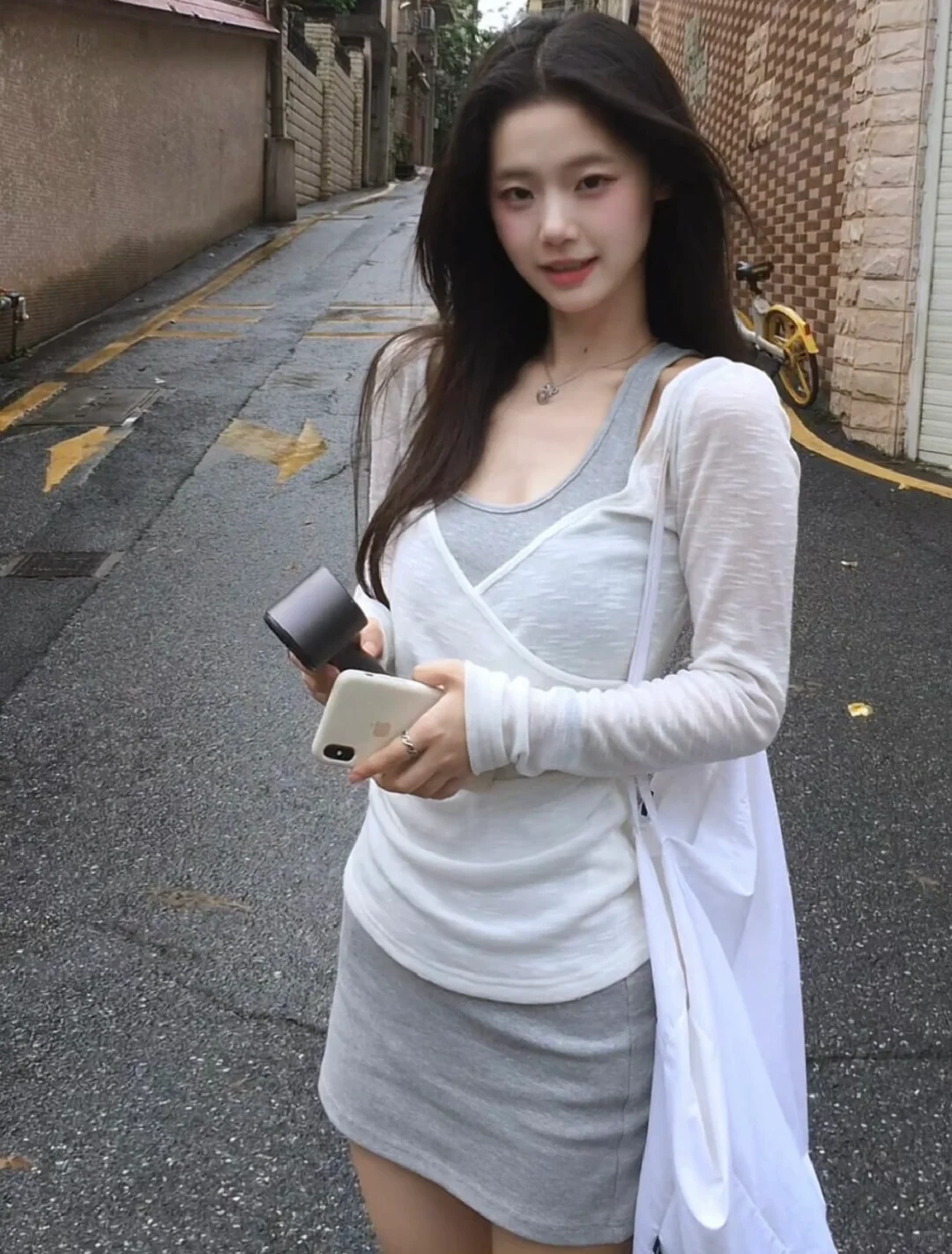 松弛韩女穿搭狠狠拿捏