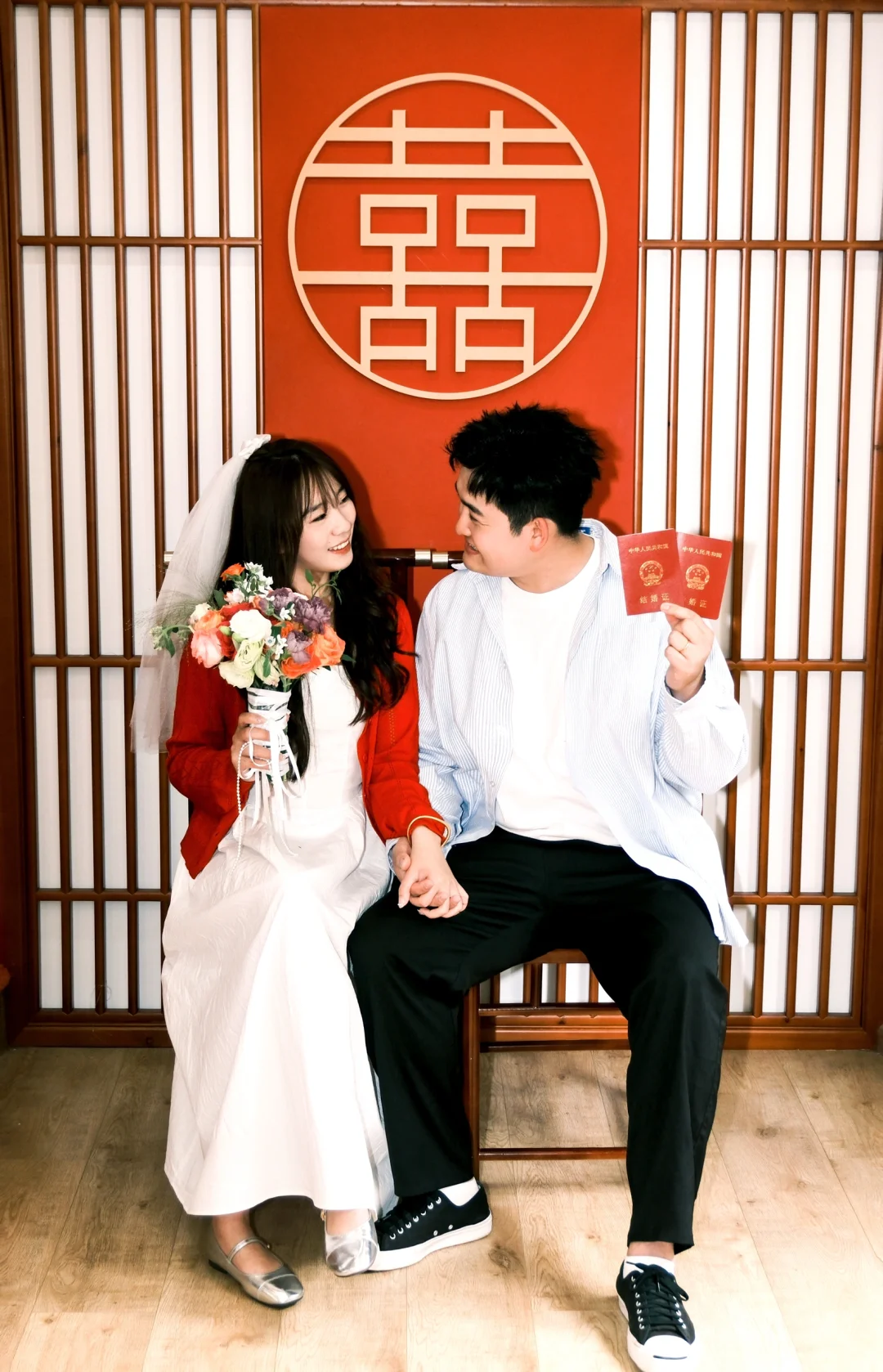 昆明领证约拍富士女摄｜甜到我啦～👩‍❤️‍👨
