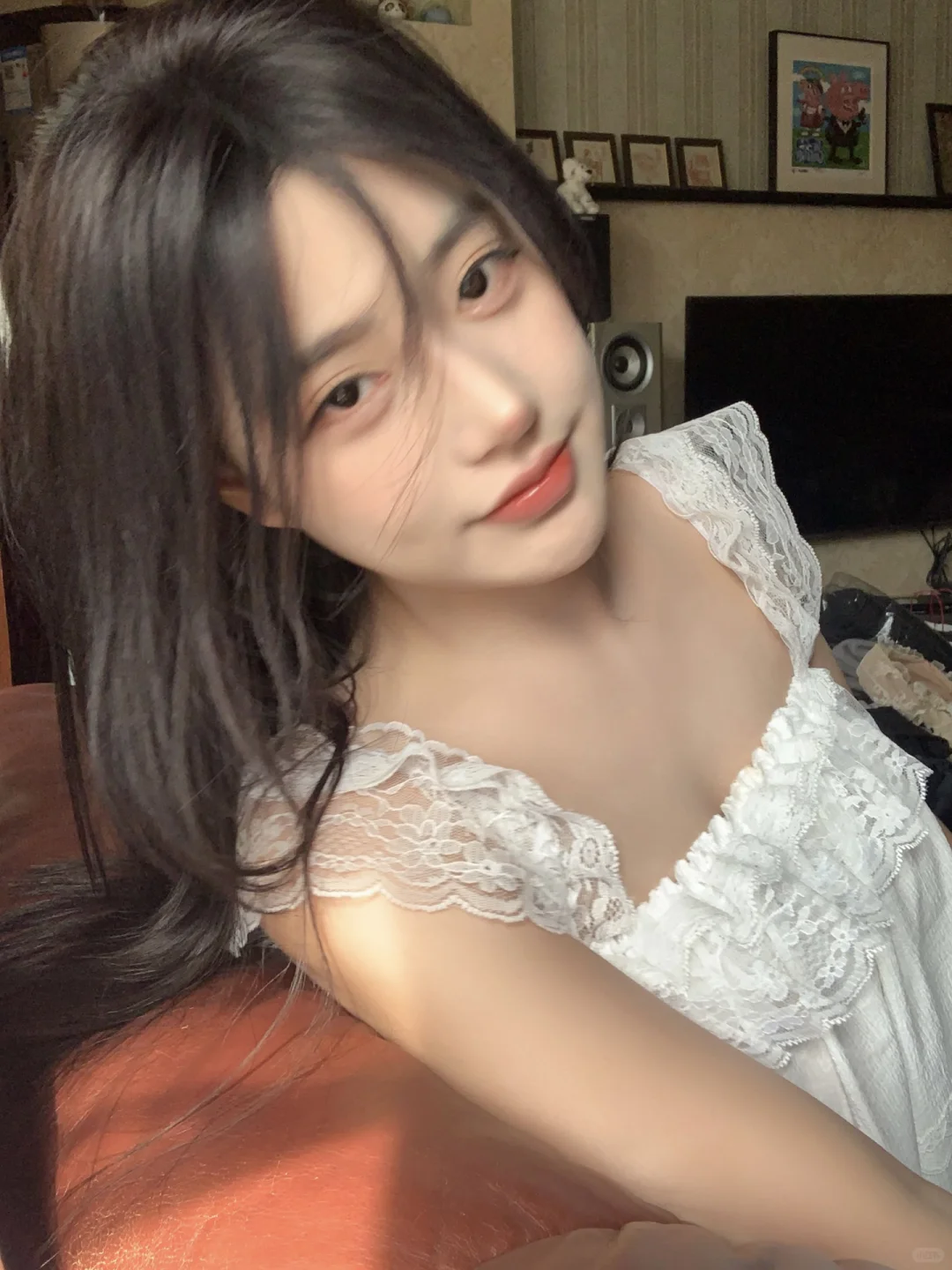 我也有酒窝啦～