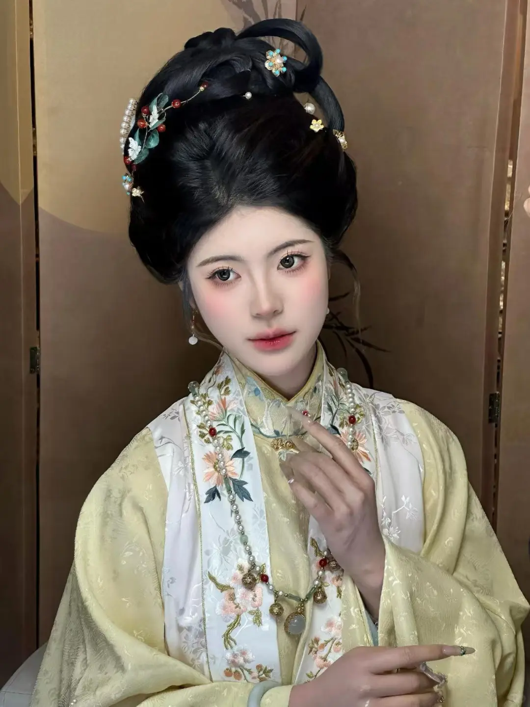 怎么能不来北京体验一次贵女明制汉服呢❗❗