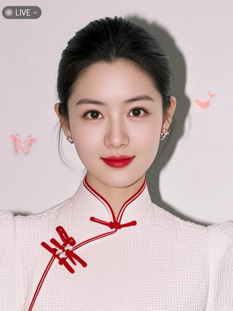 黑发红唇是我们东方女人独有的韵味！