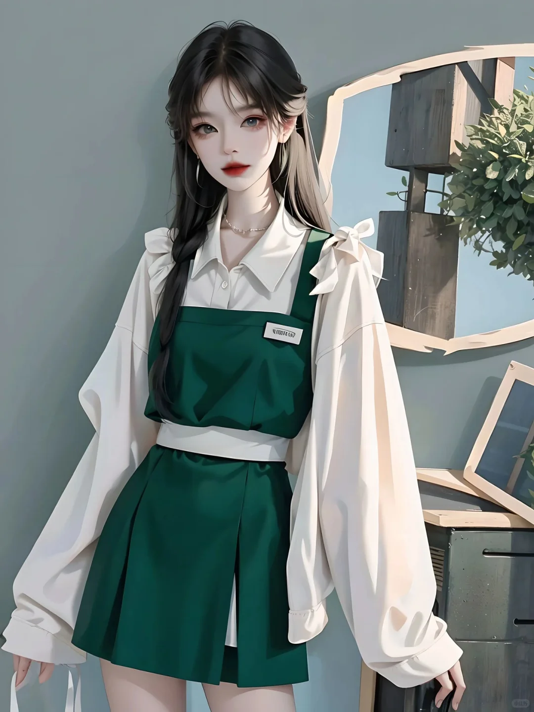 夏天绿色穿搭斩男又斩女