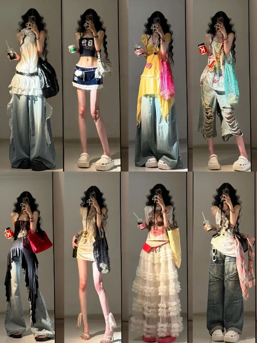 🌸40套 | 夏季甜酷穿搭合集👗
