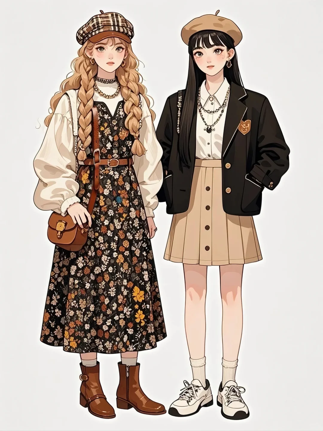 🌸老电影片尾彩蛋！这身复古学院风美到失语