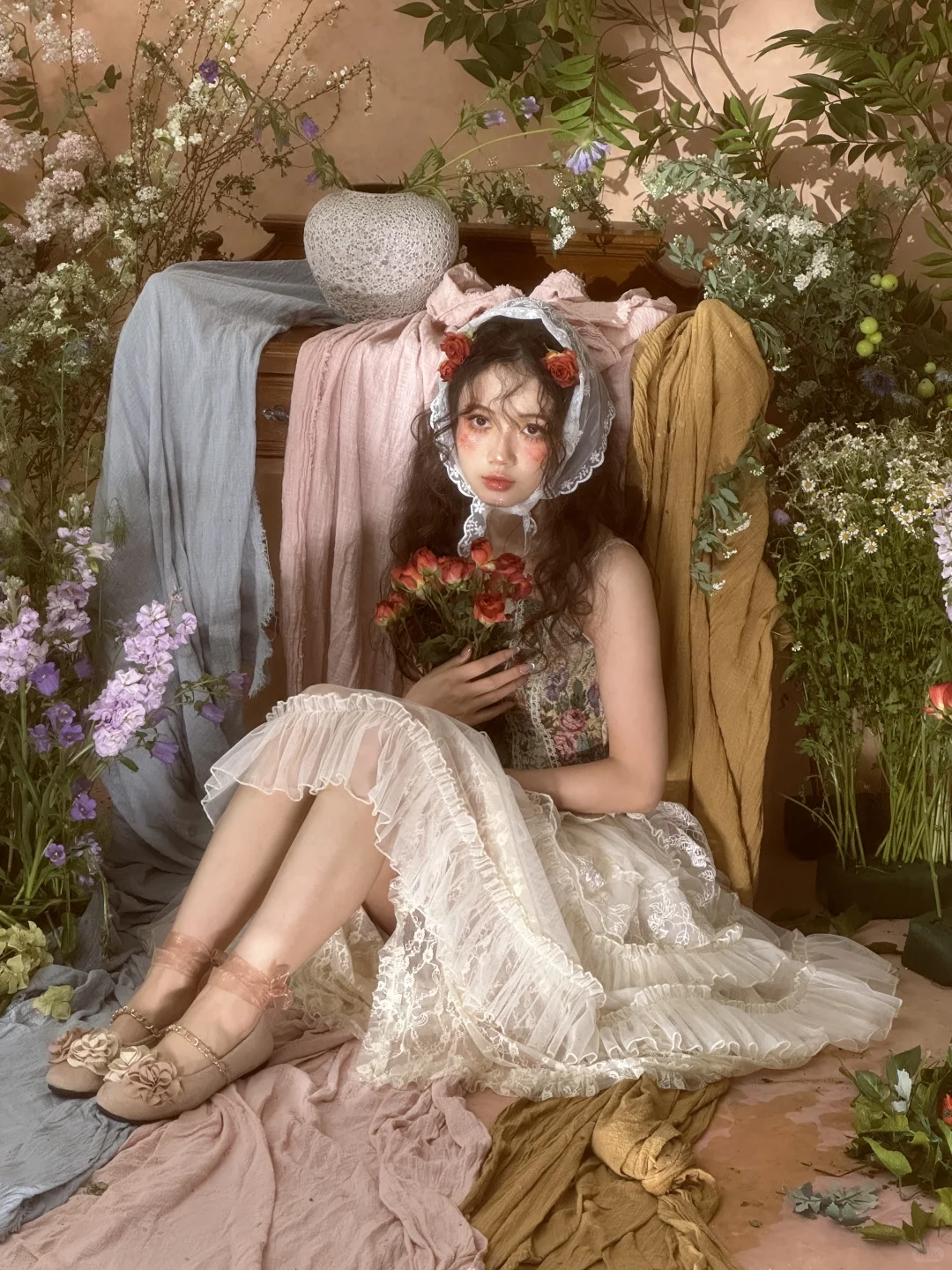 油画玫瑰少女的心事🥀live图来啦～｜苏州写真