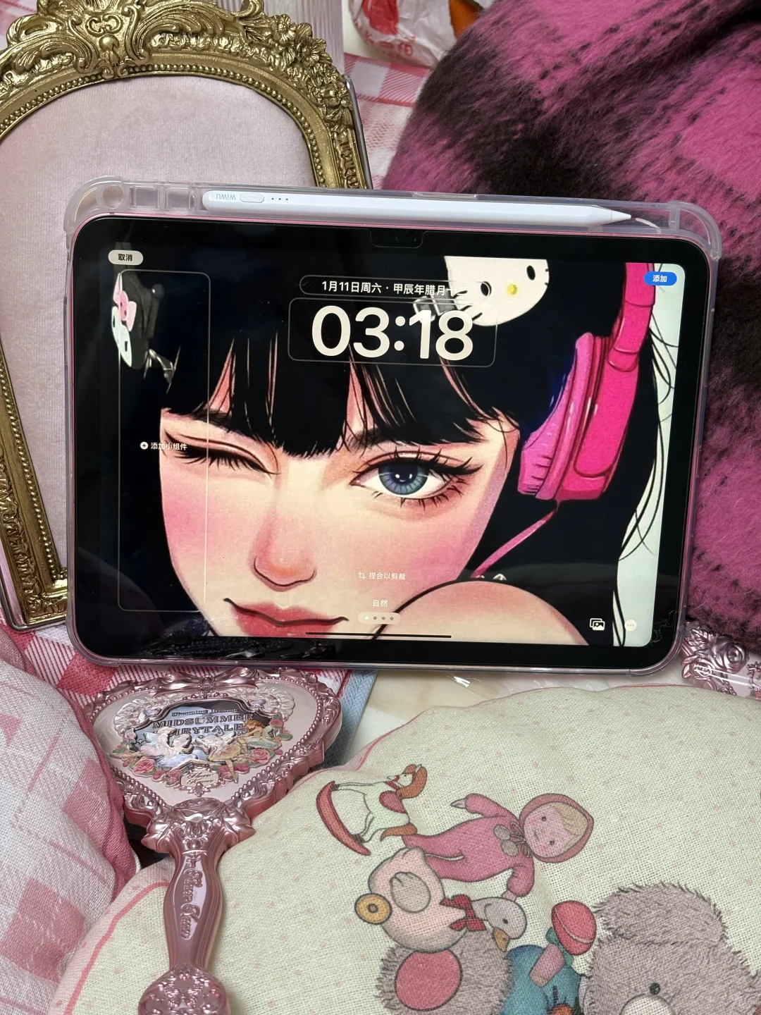 甜酷风格iPad壁纸，绝了😍