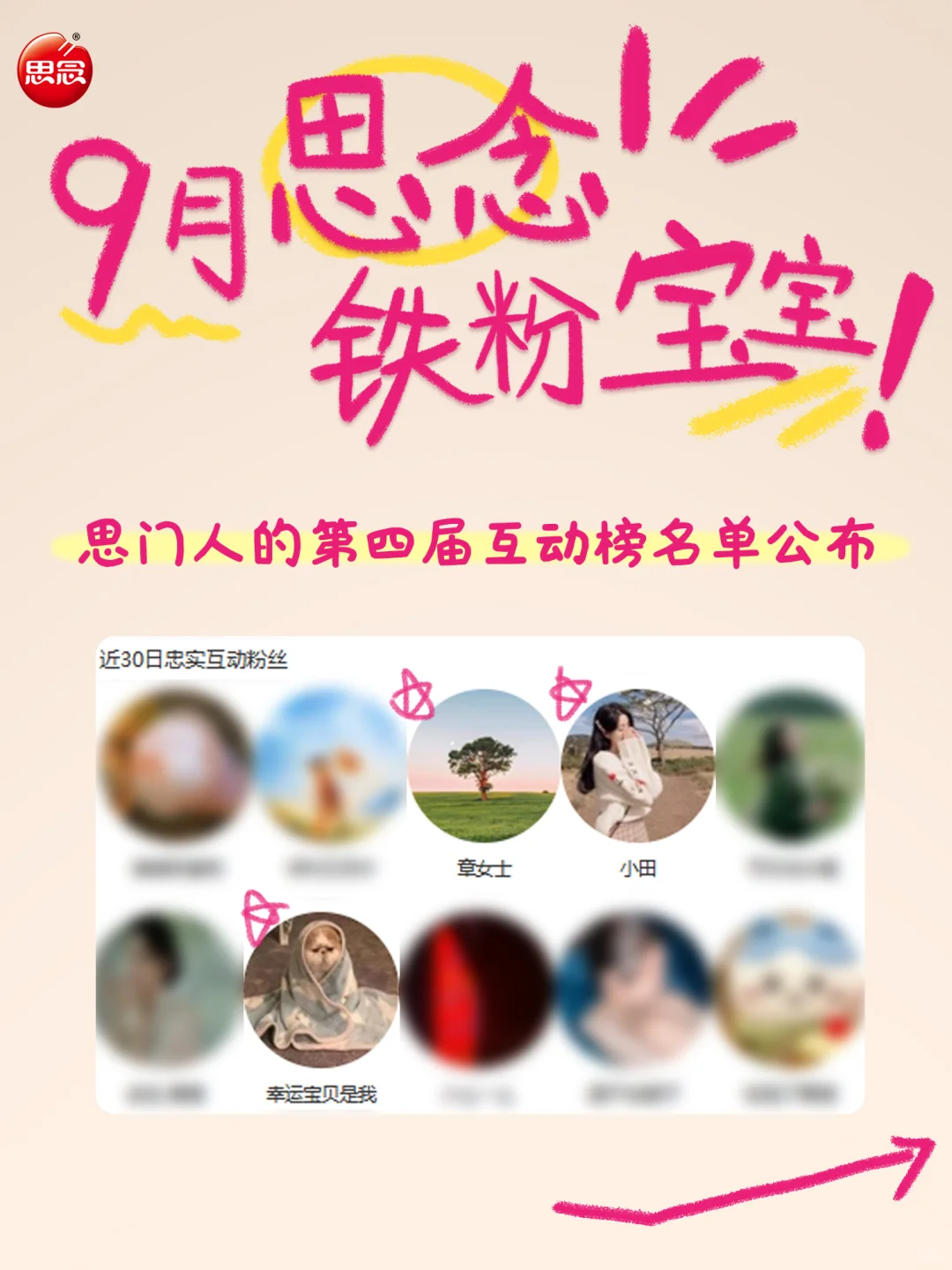 9月铁粉宝宝名单公布🤩