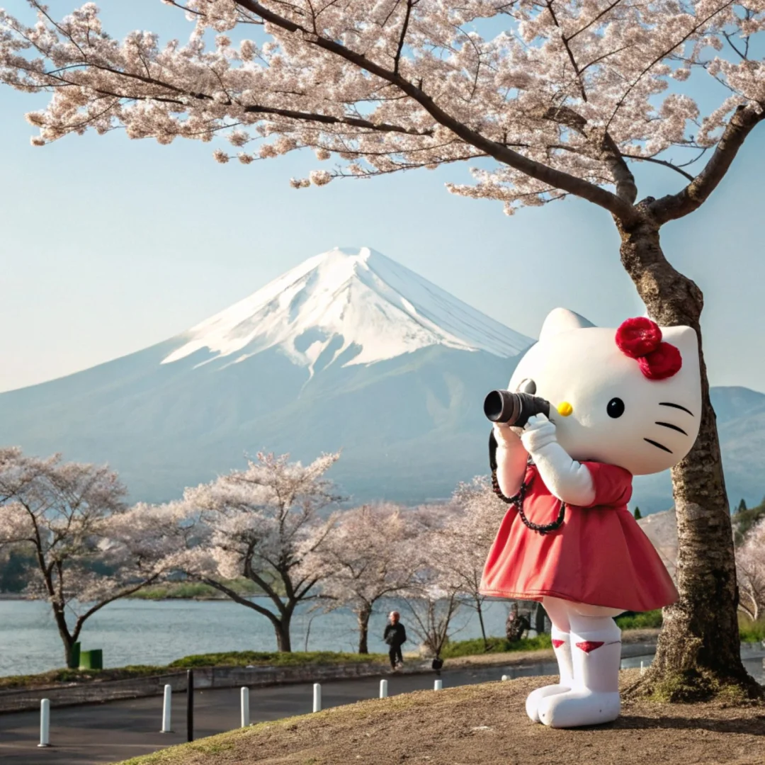 像不像你摄影的样子💕旅行版hellokitty