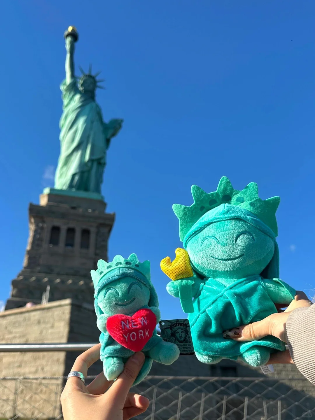 🗽自由女神像打卡成功！纽约必去标志圣地