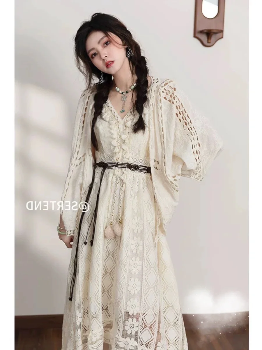 🌺梨妹福音！波嬉风连衣裙显瘦绝绝子👗