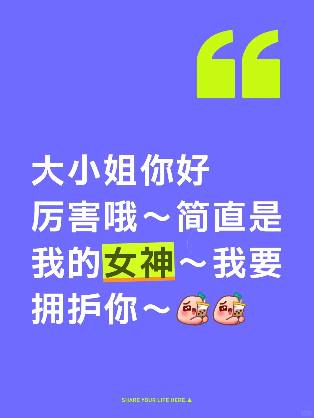 致女神～