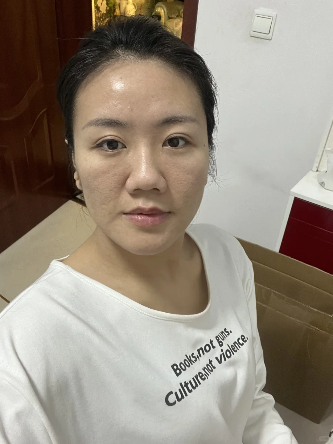 二十多岁，脸垮了！