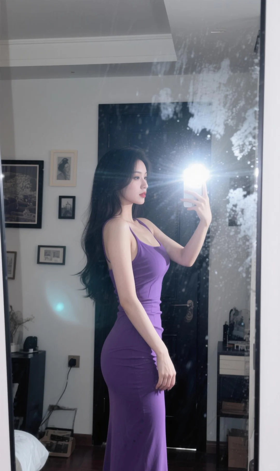 今天是紫色小妖精哦！