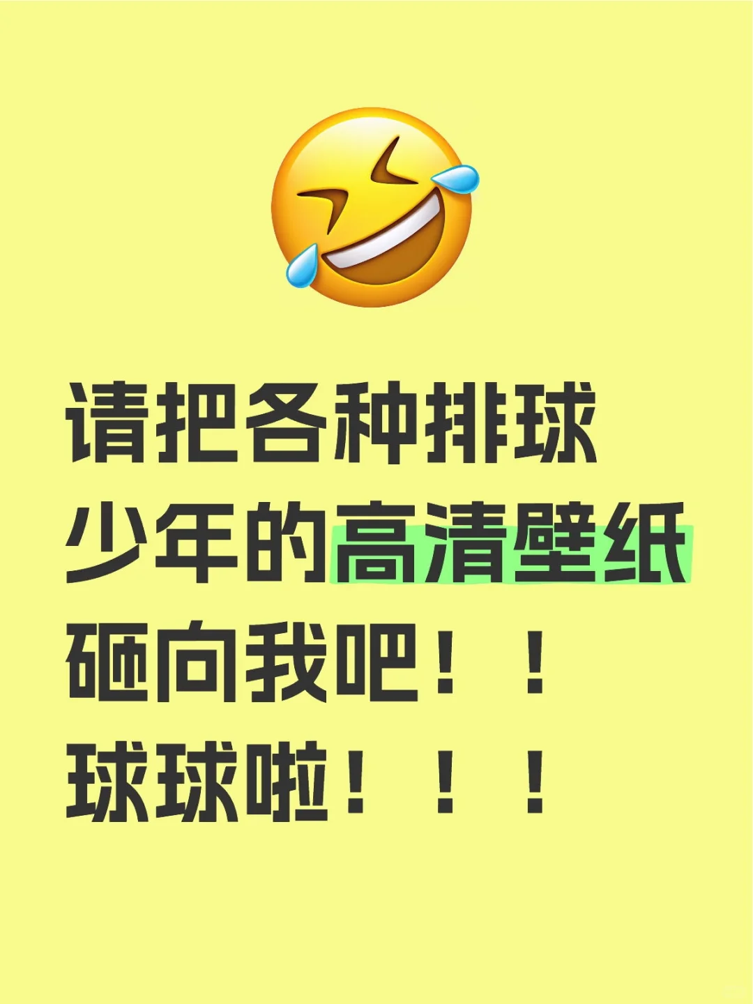 求小排球的壁纸！！！