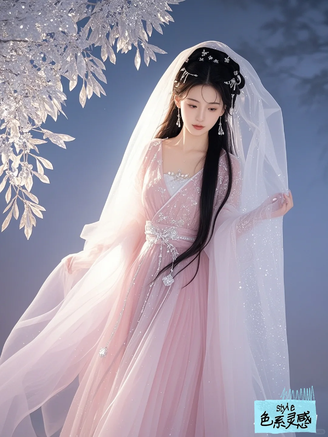 仙女下凡图片素材