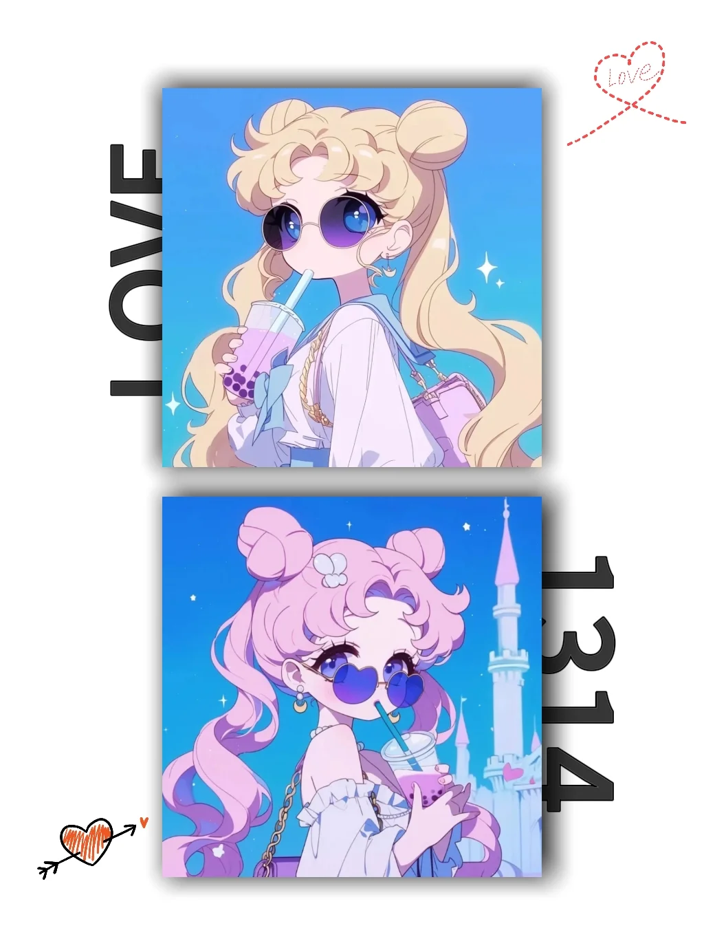💕女头‖今天的快乐是紫色的&美少女战士