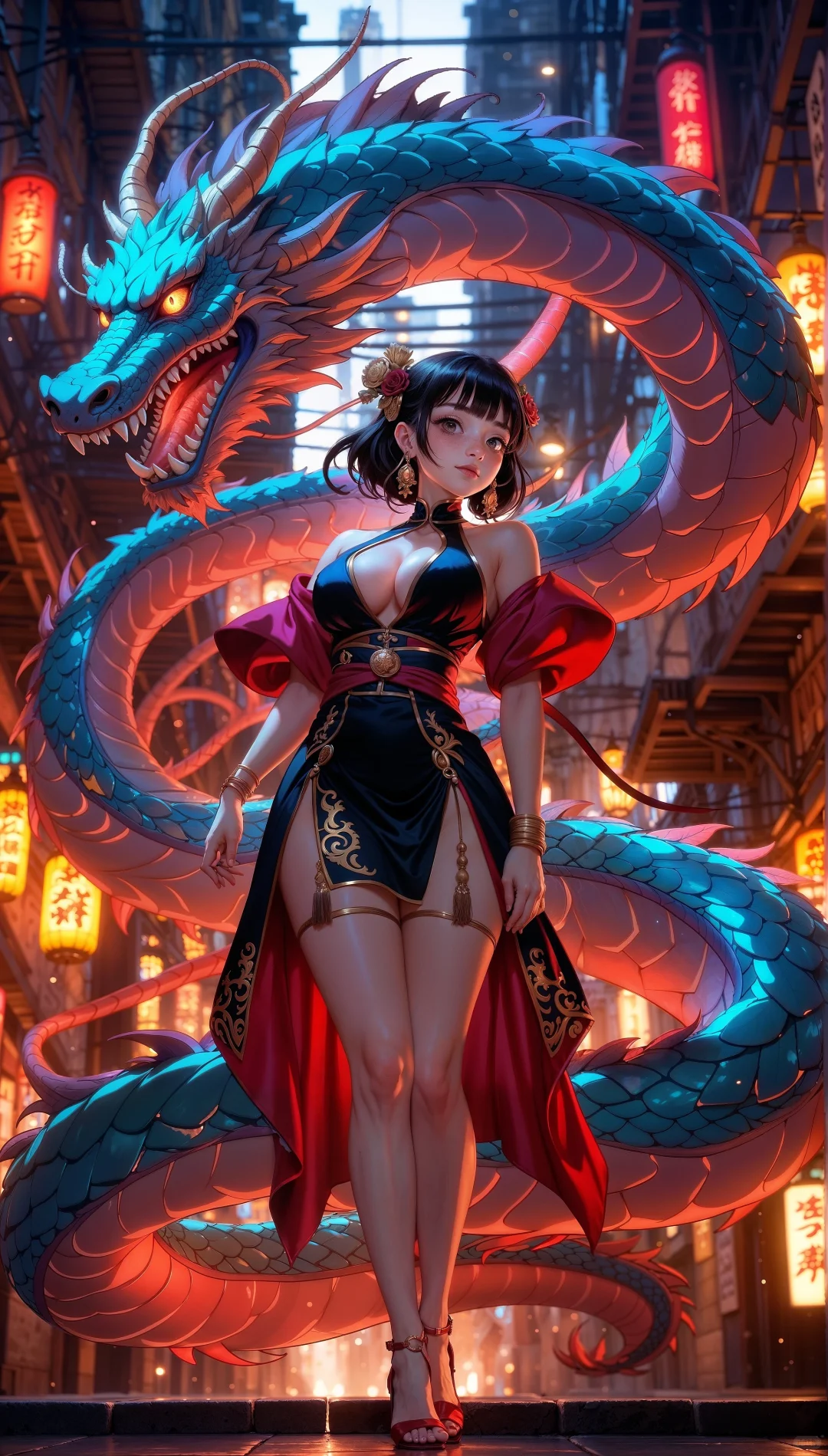 AI绘画，一秒生成中国风动漫美女，太酷了！