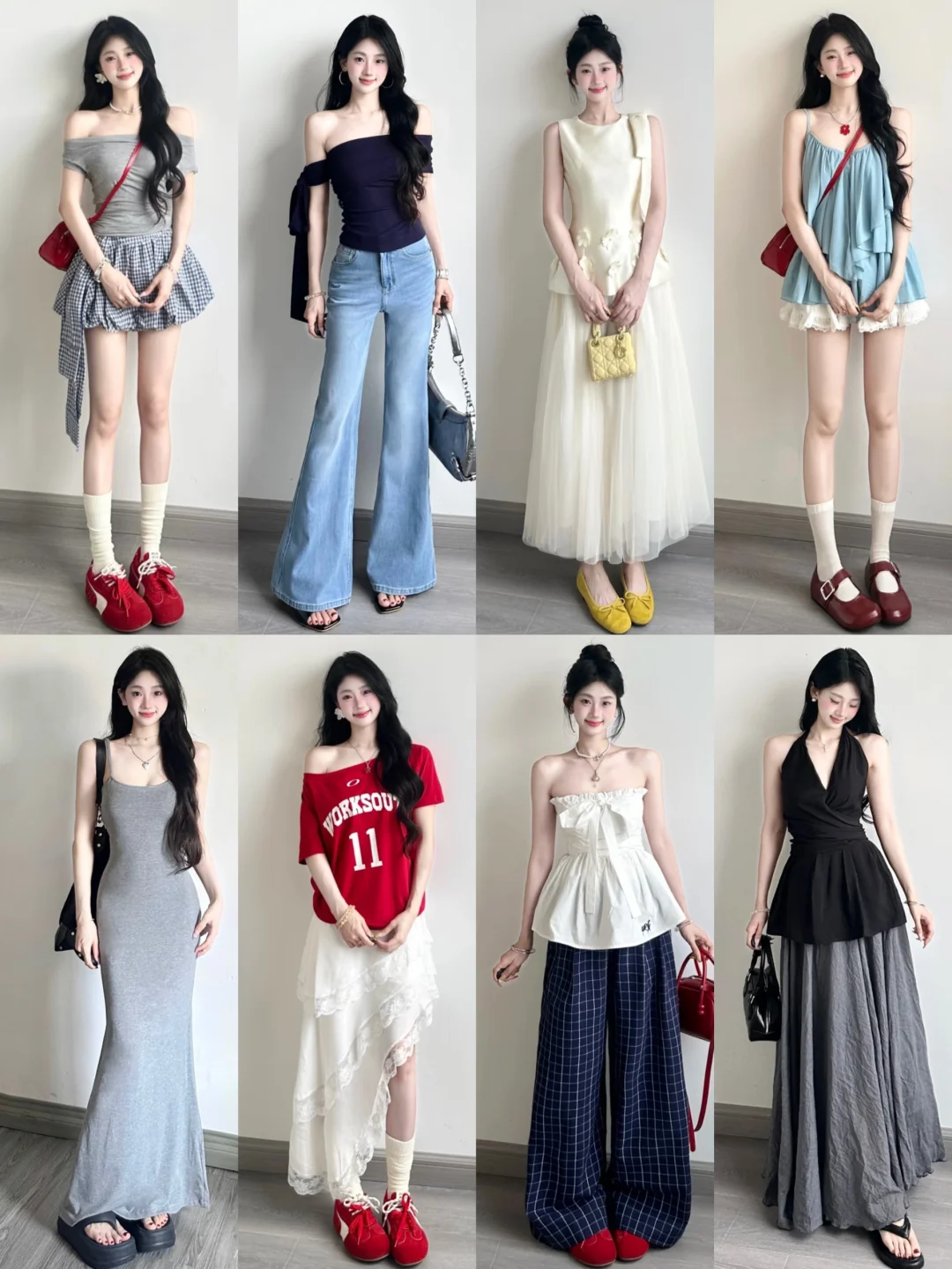 ㊵套Ⅰ小说女主般的氛围感穿搭📸