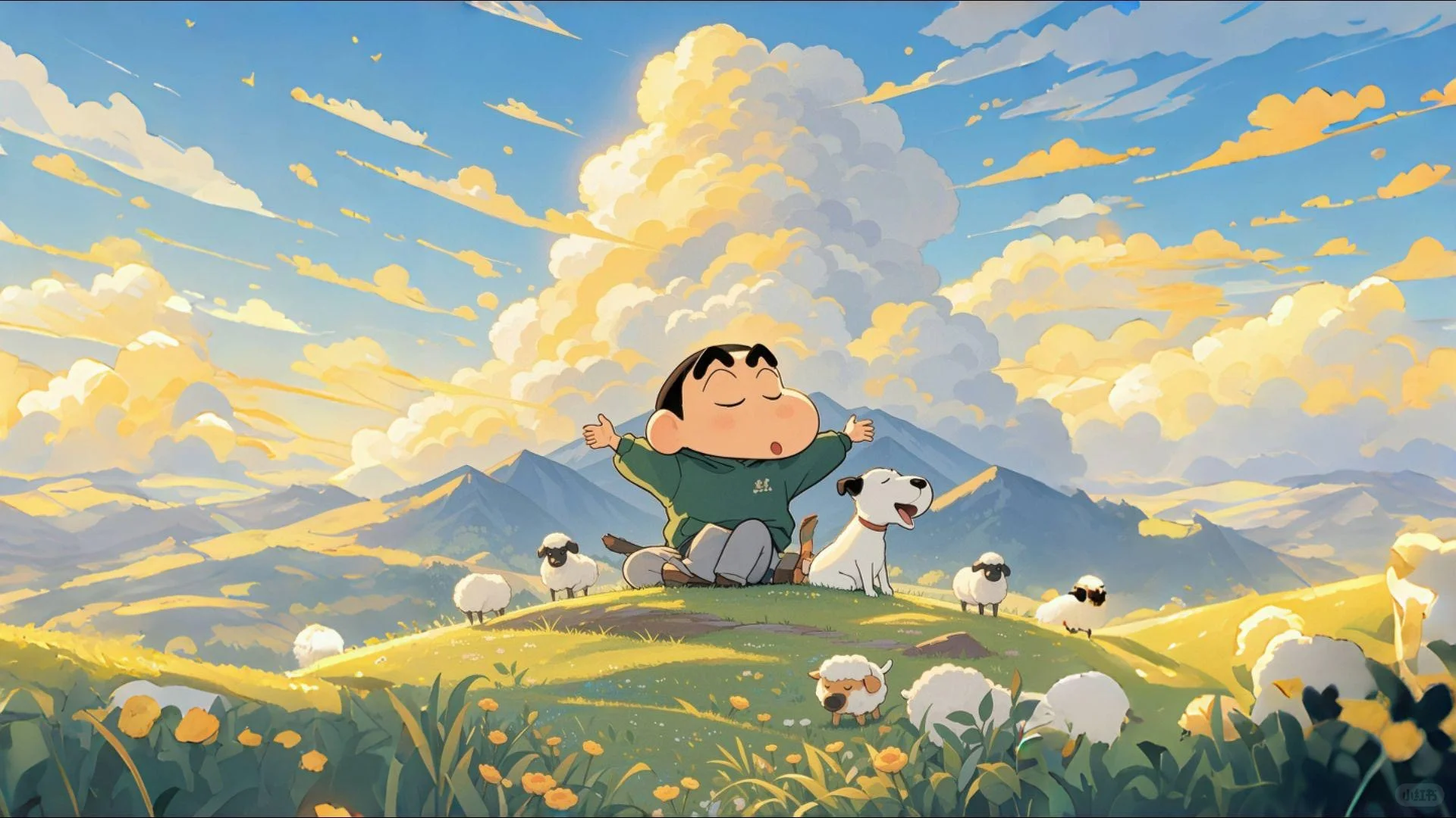 每天都有好心情！蜡笔小新电脑桌面壁纸精选！
